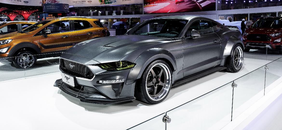 Mustang 1000 BTS ocupou lugar de destaque no estande da Ford no Salão do Automóvel em 2018 - Divulgação