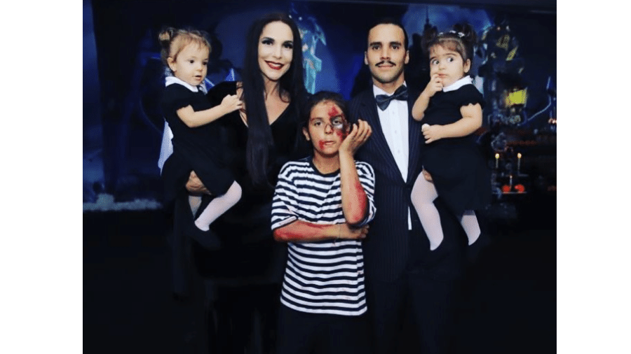 Ivete Sangalo e a sua família Adams - Reprodução/Instagram