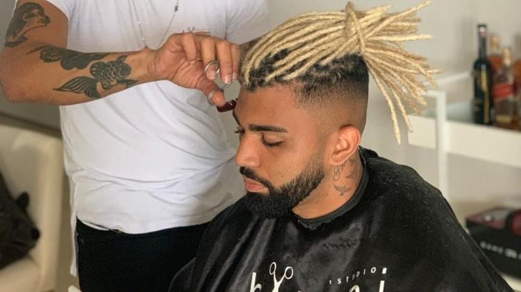 Gabigol muda o visual no Rio - Divulgação - Divulgação