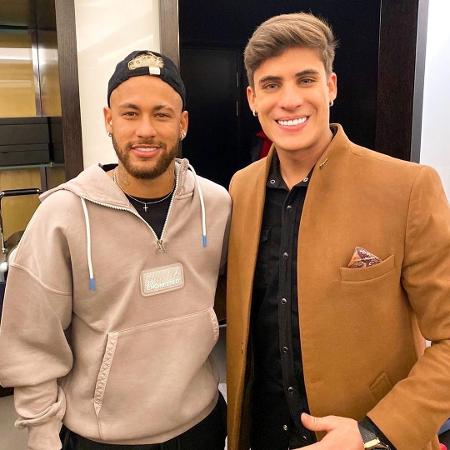 Tiago Ramos, novo namorado de Nadine, e Neymar - Reprodução/Instagram