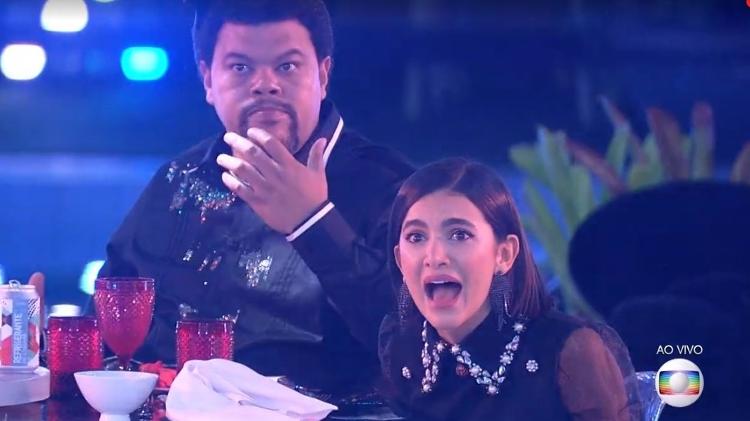 Manu fica chocada ao ver Dua Lipa - Reprodução/TV Globo - Reprodução/TV Globo