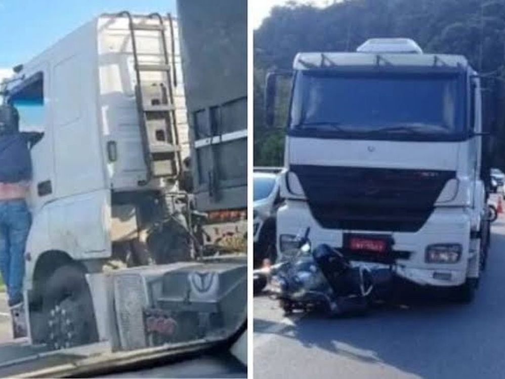 Caminhoneiro famoso rifa caminhão arqueado com 17 multas e 87