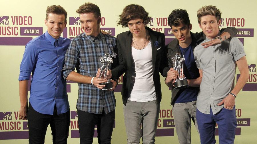 One Direction no MTV Video Music Awards em 2012 - MTV-BACKSTAGE