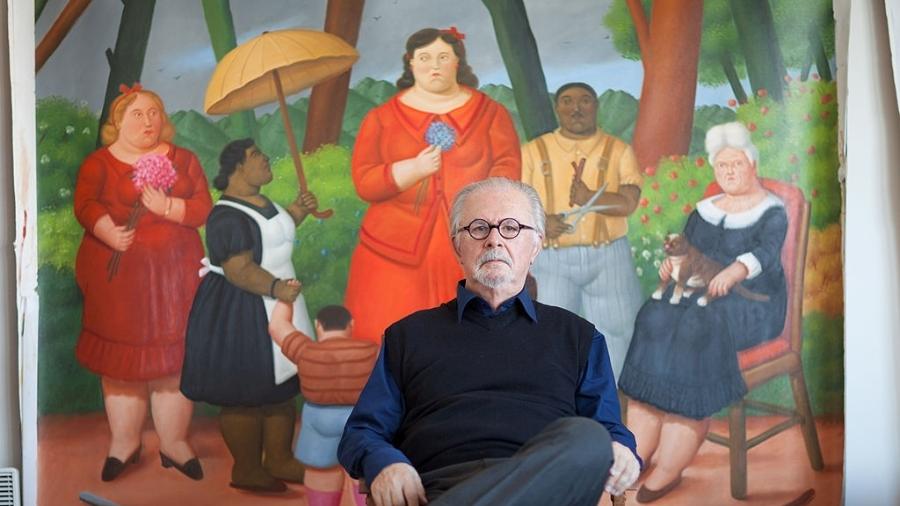 O artista plástico colombiano Fernando Botero