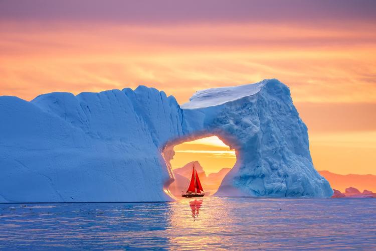 Ilulissat, na Groenlândia