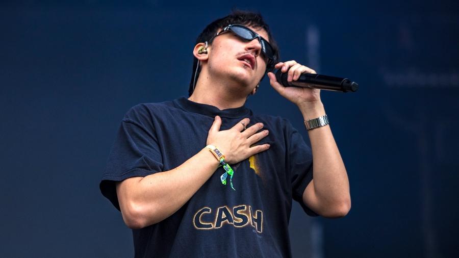 O inglês Artemas em show no Lollapalooza Argentina no sábado (22) O inglês Artemas em show no Lollapalooza Argentina no sábado (22)