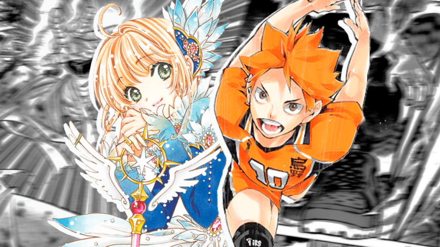 Sakura de 'Card Captor Sakura' e Hinata de 'Haikyu!', dois mangás publicados no Brasil pela editora JBC Sakura de 'Card Captor Sakura' e Hinata de 'Haikyu!', dois mangás publicados no Brasil pela editora JBC
