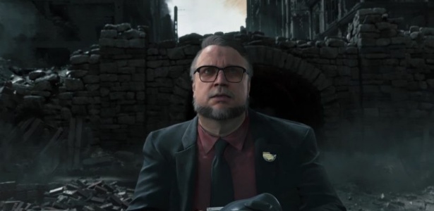 Guillermo del Toro apareceu como personagem durante o mais recente trailer de "Death Stranding" - Reprodução