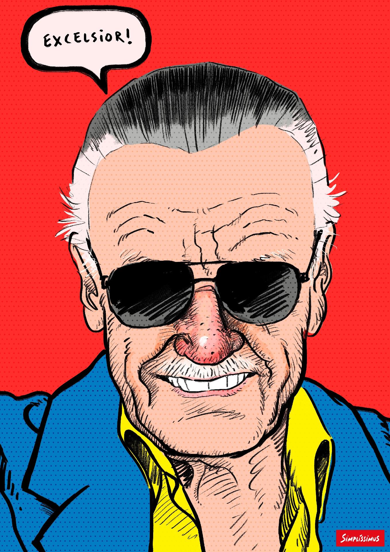 Homenagem feita a Stan Lee de Simplíssimus - Simplíssimus