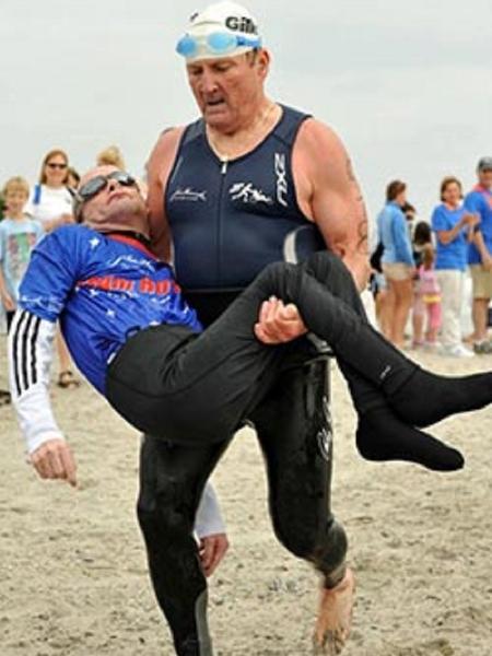 Dick e Rick Hoyt - Reprogução - Reprogução