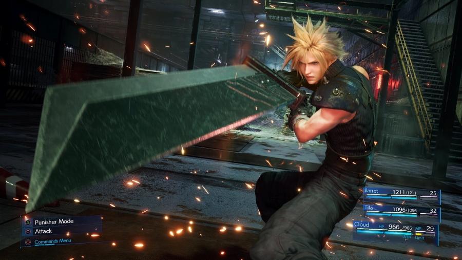 Final Fantasy VII Remake - Reprodução