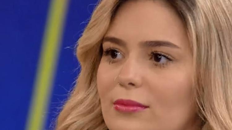 BBB 21: Viih Tube no palco com Leifert - Reprodução/Globoplay - Reprodução/Globoplay