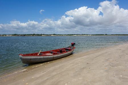 Margem do rio Preguiça, em Atins, no Maranhão - Getty Images/iStockphoto