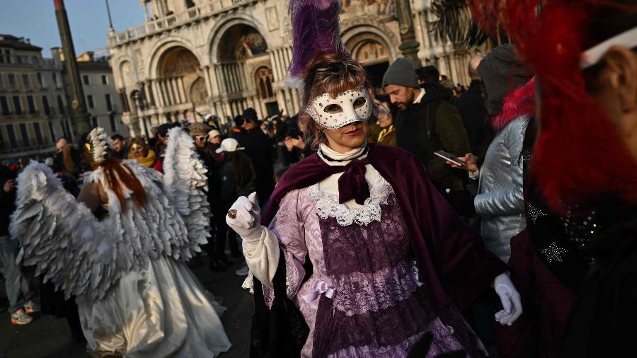 Carnaval de Veneza - Marco BERTORELLO / AFP