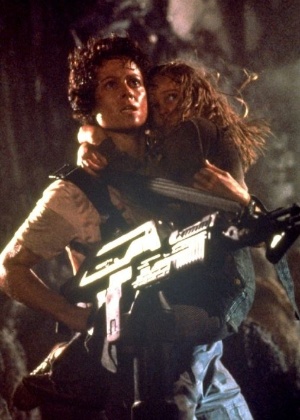 Sigourney Weaver como a tenente Ellen Ripley, em "Aliens - O Resgate", de 1986 - Divulgação - Divulgação