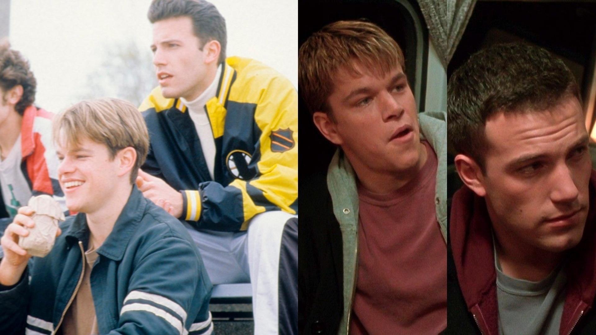 Cenas dos filmes "Gênio Indomável" (1997), de Gus Van Sant e "Dogma" (1999), de Kevin Smith - Reprodução/Montagem