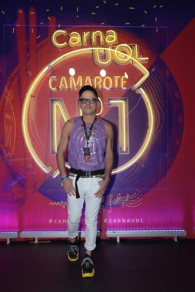 Giovanni Bianco - Famosos curtem o camarote CarnaUOL N1 2019 no Desfile das Campeãs no RJ - Selmy Yassuda / UOL