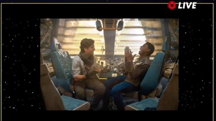 Poe e Finn em imagem de "Star Wars - Episódio IX" - Reprodução/Twitter