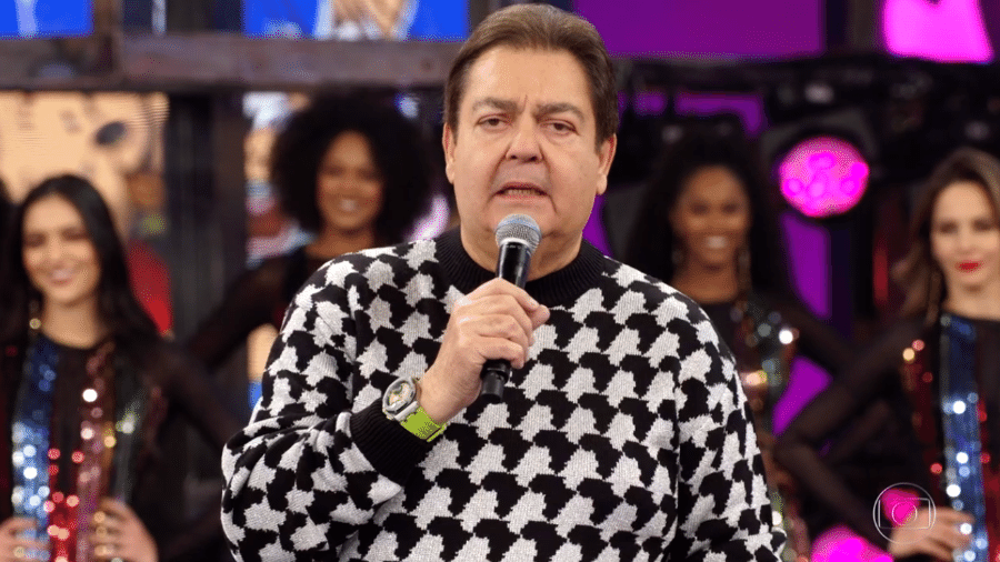 Faustão usa suéter de R$ 5 mil no Domingão - Reprodução/TV Globo