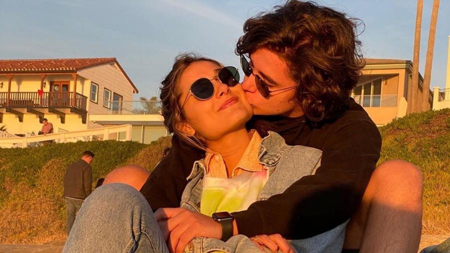 João Figueiredo e Sasha Meneghel; casal está junto oficialmente desde abril - Reprodução/Instagram