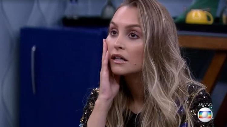 BBB 21: Carla Diaz conversa com Tiago Leifert - Reprodução/ Globoplay - Reprodução/ Globoplay