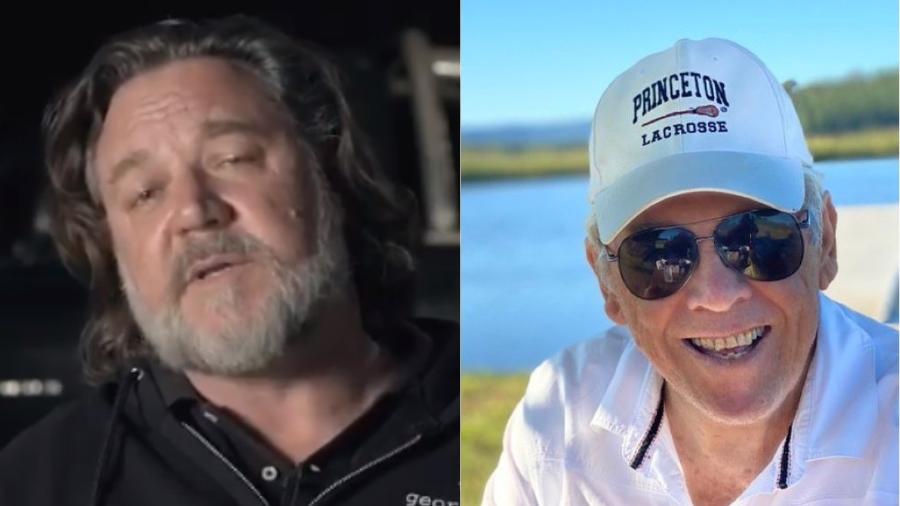 Russell Crowe e seu pai, John, que morreu aos 85 anos - Reprodução/Instagram
