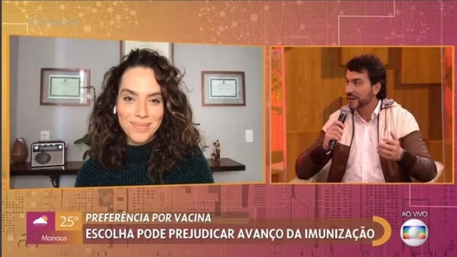 Padre Fábio de Melo elogia médica no "Encontro" - Reprodução/Globo