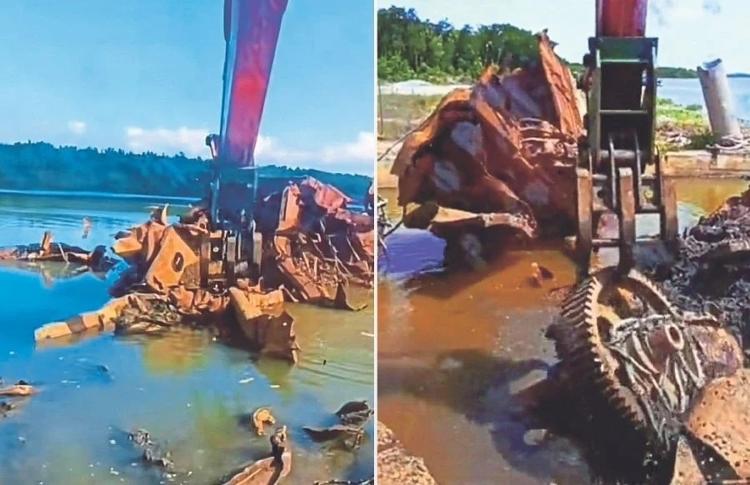 Histórias do mar - sucata - foto 2 Hazz Zain Reproducao New Straits Times - Hazz Zain/New Straits Times/Reprodução - Hazz Zain/New Straits Times/Reprodução