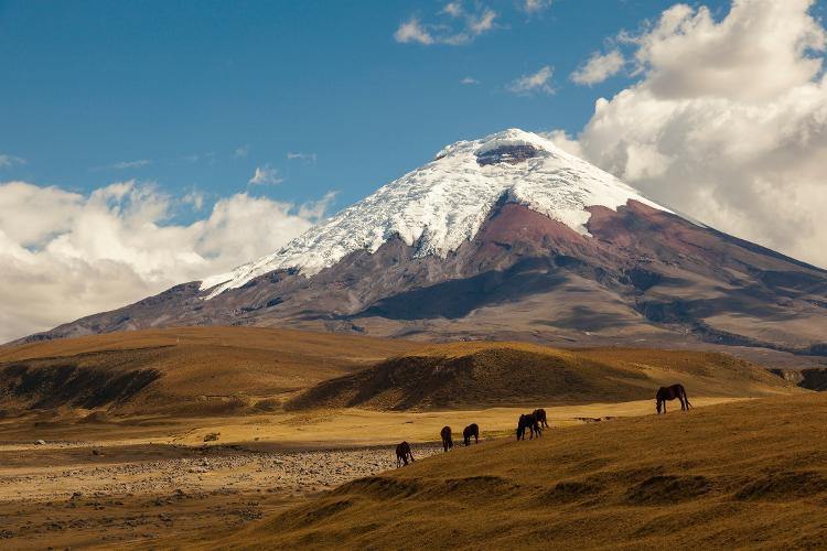 O vulcão Cotopaxi 