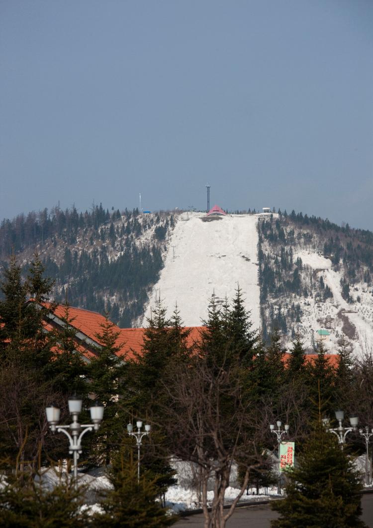 Pistas de esqui de Samjiyon, na Coreia do Norte