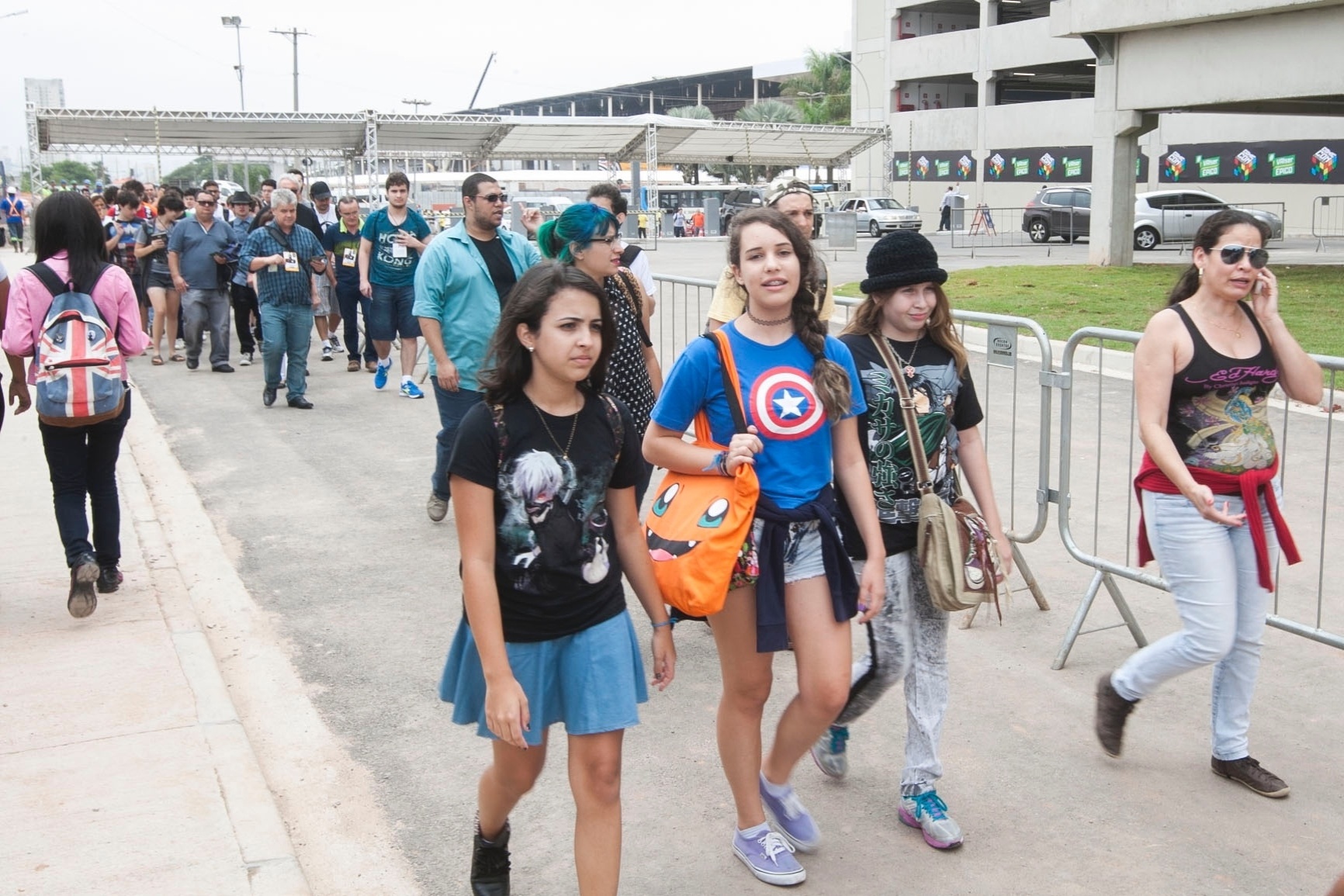 3.dez.2015 - Público começa a chegar para a Comic Con Experience 2015, no Centro de Exposições São Paulo Expo - Lucas Lima/UOL