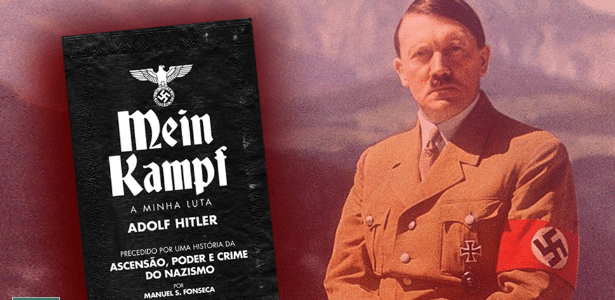 Imagem de divulgação da versão em português de "Mein Kampf", da editora Guerra & Paz - Divulgação