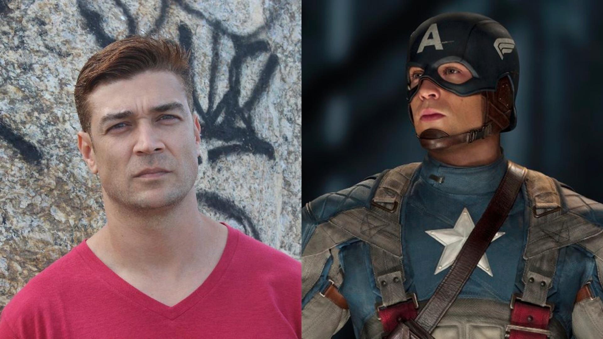 Clécio Souto/Capitão América - Cena do filme "Capitão América: O Primeiro Vingador" (2011), de Joe Johnston - Reprodução Facebook/Reprodução