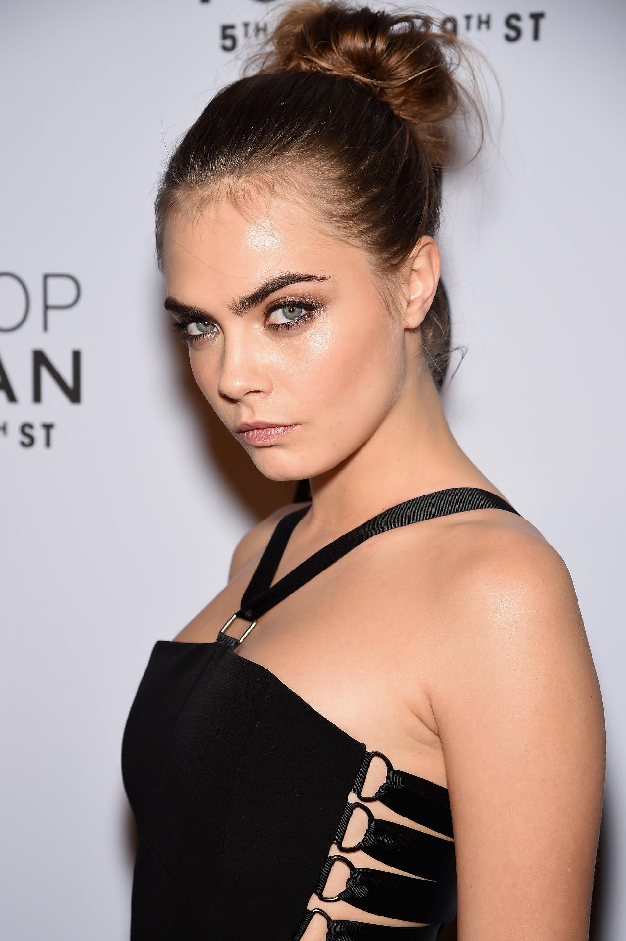 Cara Delevingne Baby Hair - Getty Images