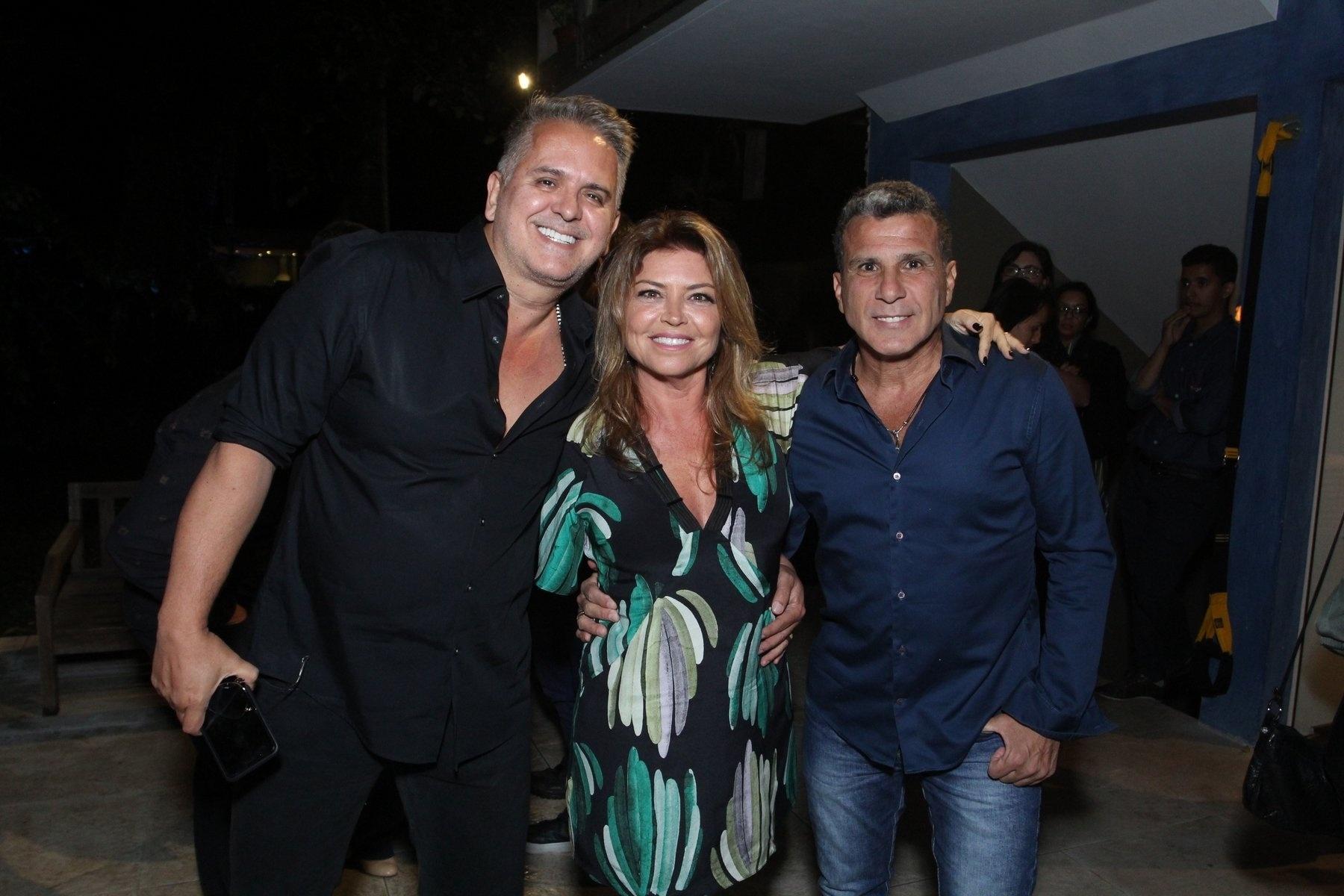 Orlando Morais, Naná Karabachian e Eri Johnson - Marcos Ferreira/Brazil News