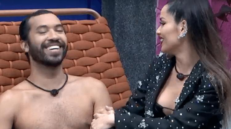 BBB 21: Gilberto e Juliette fazem as pazes depois de briga - Reprodução/ Globoplay - Reprodução/ Globoplay