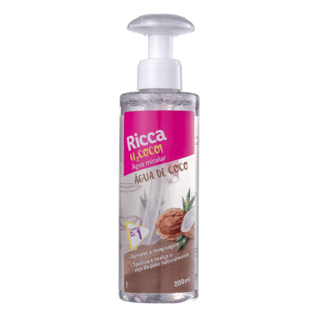 Água Micelar H2COCO! Água de Coco, Ricca - Divulgação - Divulgação