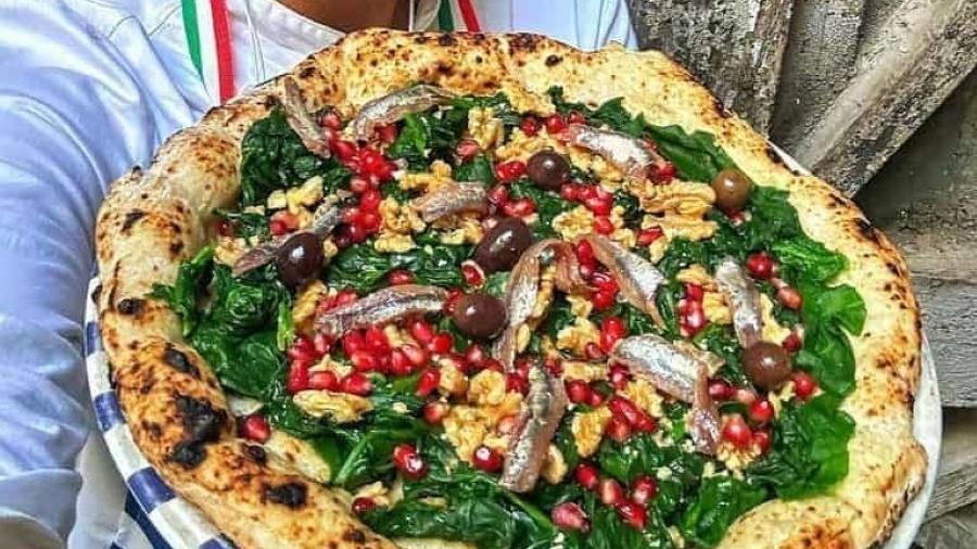 Assim seria a pizza que os moradores de Pompeia comiam há mais de 2.000 anos