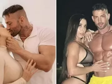 Luiza Marcato se casa no civil com ator pornô antes de festa nudista