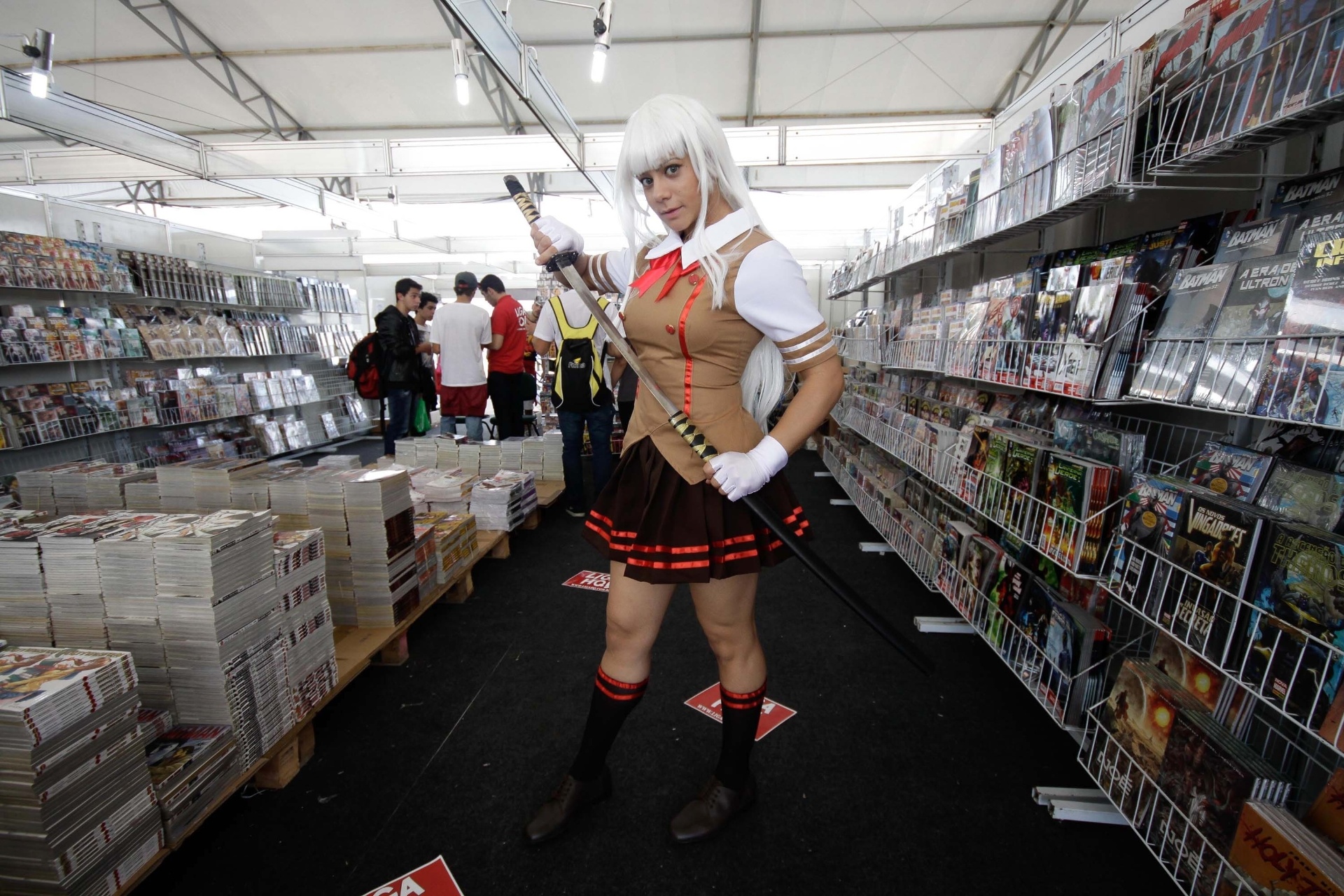 10.jul.2015 - Fãs de animes vão caracterizados ao Anime Friends que começou nesta sexta, em São Paulo - Newton Menezes/Futura Press/Folhapress