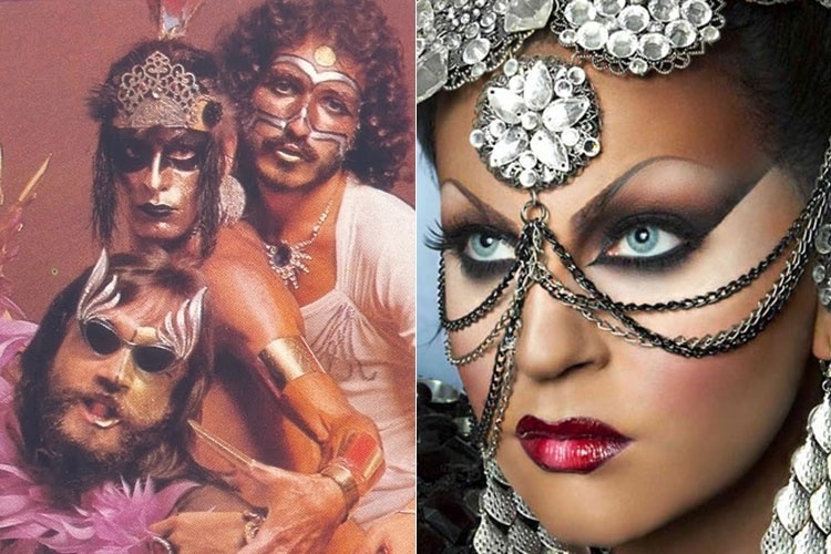 Roqueiros x drag queens: Secos e Molhados - Divulgação