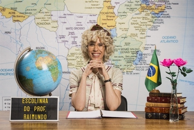 Maria Clara Gueiros faz Cândida, uma das poucas exceções da turma que coleciona 10 em suas respostas - João Miguel Júnior/TV Globo