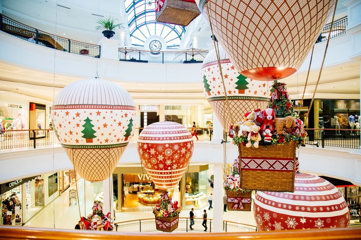 Decoração de Natal do Shopping Pátio Higienópolis, na zona oeste. - Divulgação