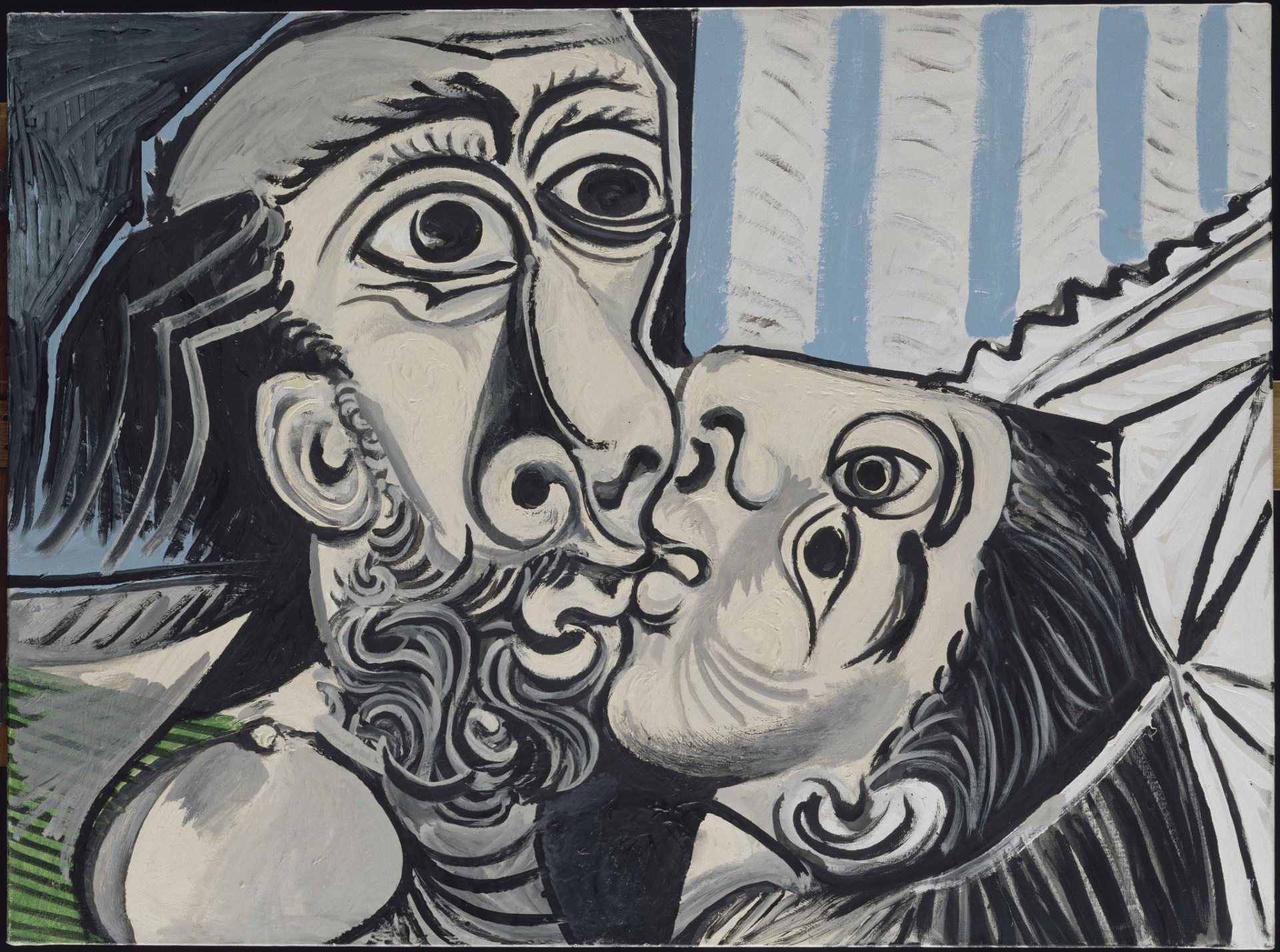 Le Baiser Mougins, 1969, de Pablo Picasso. Musée national Picasso-Paris - RMN-Grand Palais (Musée national Picasso-Paris) / Berizzi Jean-Gilles © Succession Picasso, 2015 © Succession Pablo Picasso / AUTVIS, Brasil, 2016