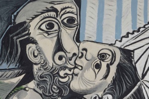 Le Baiser Mougins, 1969, de Pablo Picasso. Musée national Picasso-Paris - RMN-Grand Palais (Musée national Picasso-Paris) / Berizzi Jean-Gilles © Succession Picasso, 2015 © Succession Pablo Picasso / AUTVIS, Brasil, 2016