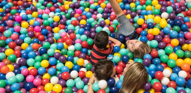 Mar de bolinhas do JK Shopping - Divulgação - Divulgação