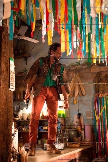 Irandhir Santos em gravação de "Velho Chico" - Globo/ Estevam Avellar