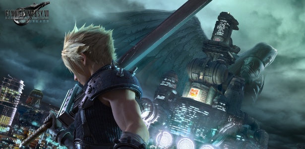 Arte conceitual de "Final Fantasy VII Remake" também é parte da celebração - Divulgação