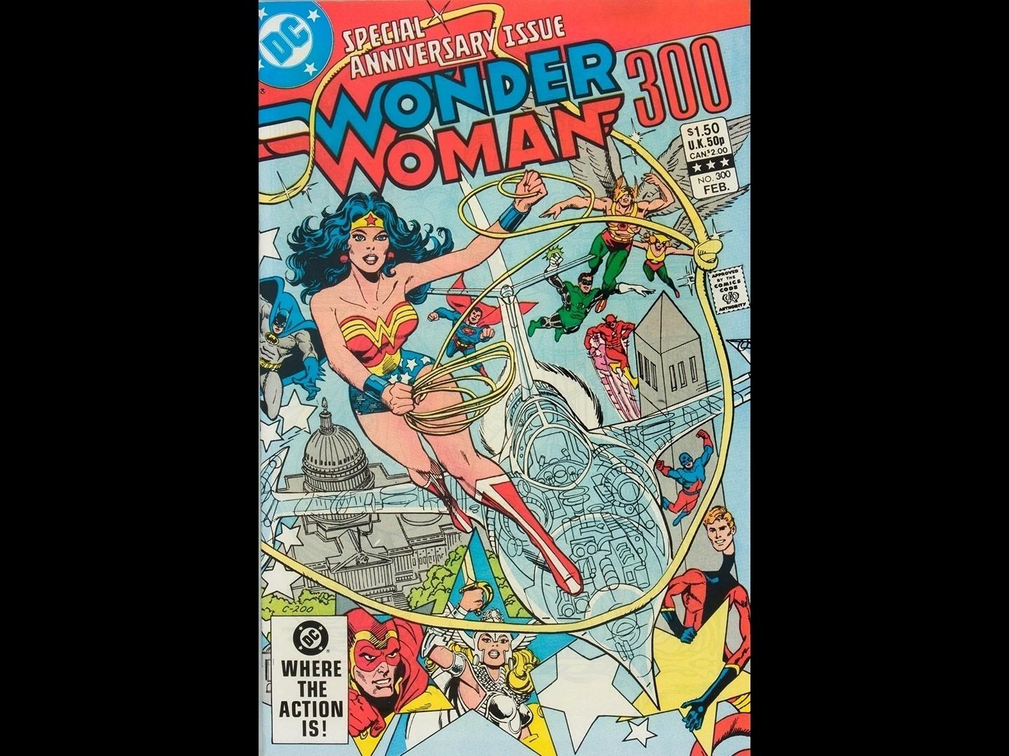 Capa da revista "Mulher-Maravilha" nº 300 - Reprodução