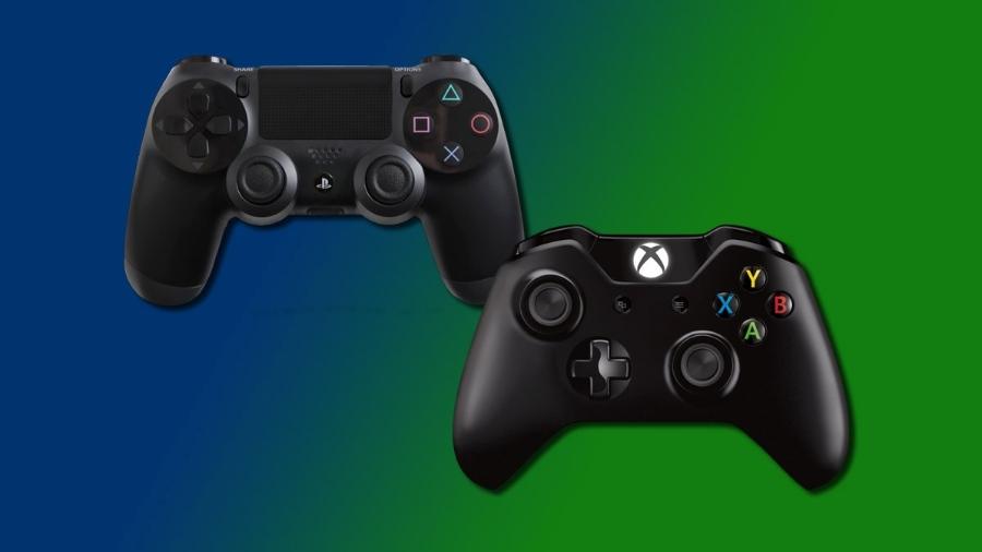 PlayStation 4 e Xbox One juntos? Se depender da Microsoft, jogadores de ambos os consoles poderão disputar partidas online em rede unificada - Montagem/UOL